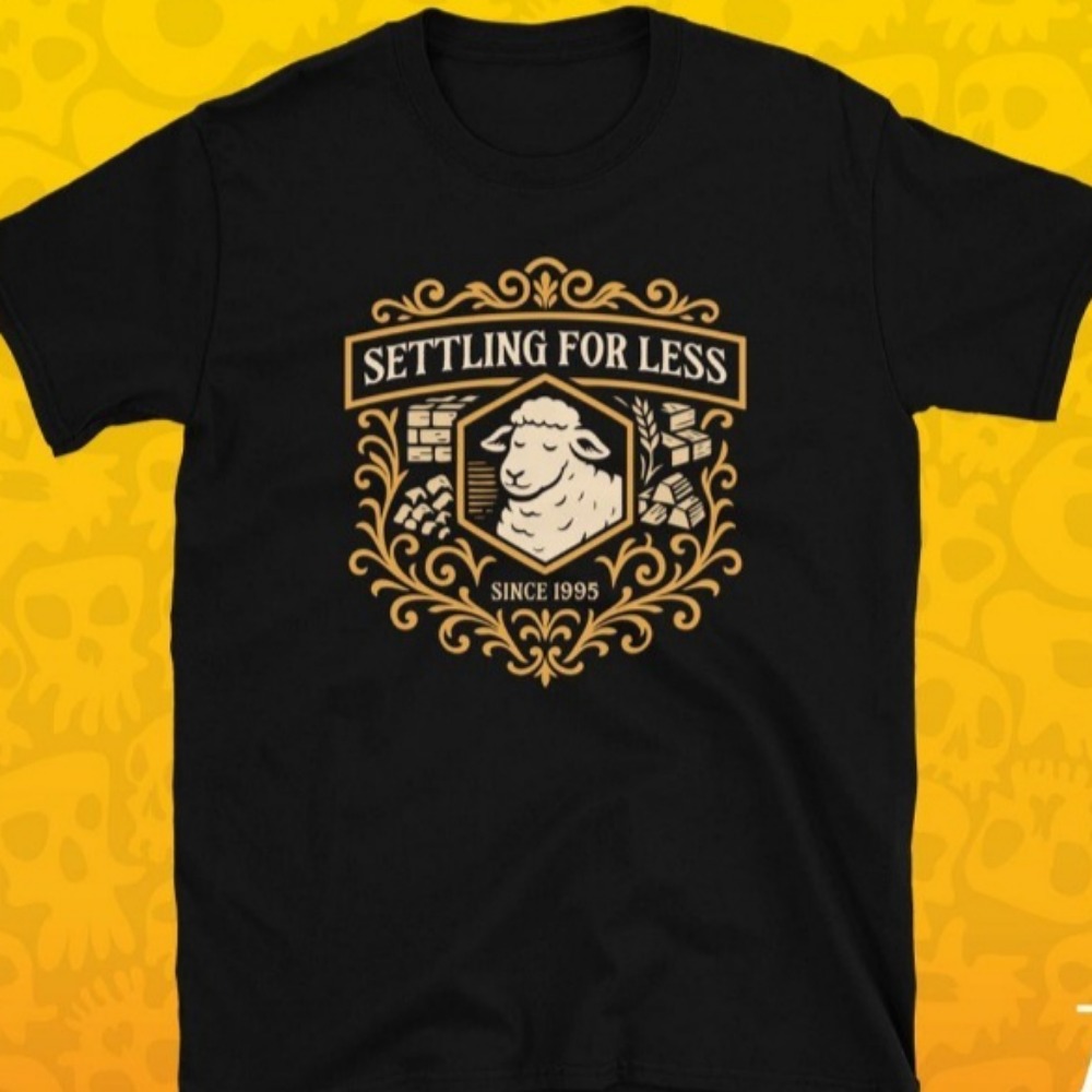 Board Game Catan - T-shirt Catan drôle « Settling for