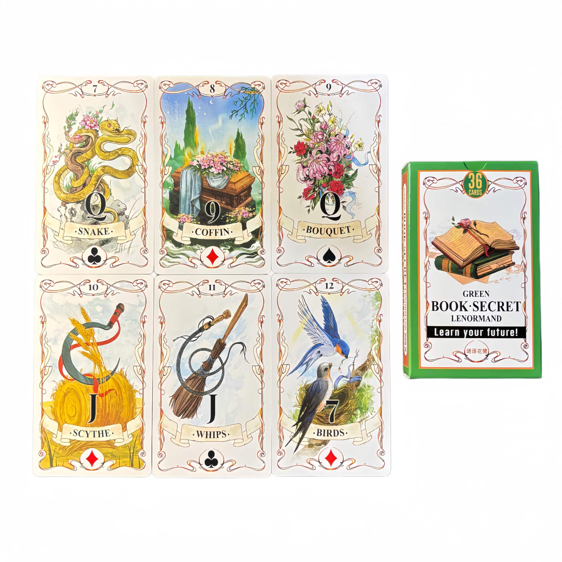 Cartes d'oracle Lenormand Secr - Board Game Of Life avis et prix